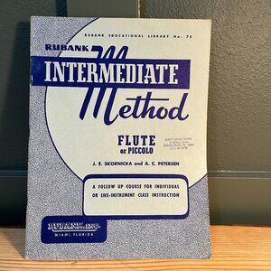 Rubank Intermediate Method Flute or Piccolo Sheet Music